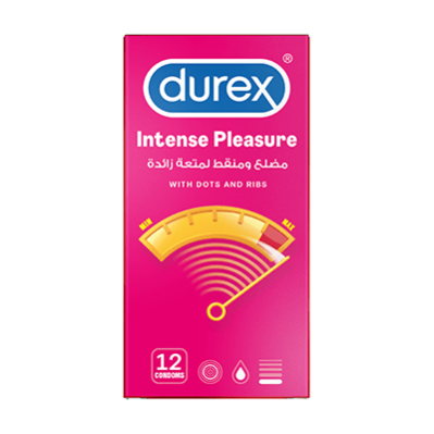 Durex Intense Pleasure Condom 12s