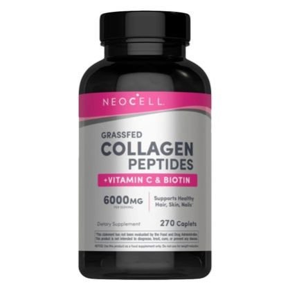 NeoCell Grassfed Collagen Peptides + Vitamin C & Biotin 270s