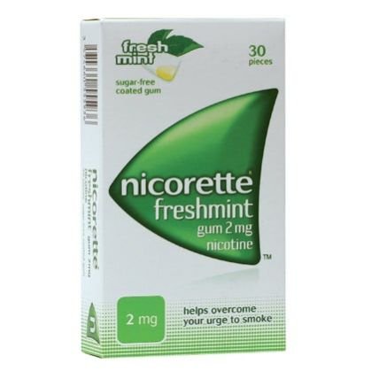 Nicorette 2mg Mint Chewing Gum 30s