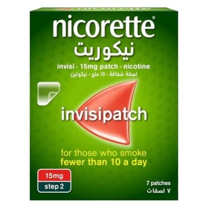 Nicorette Nicotine 15mg Invisi Patches 7s