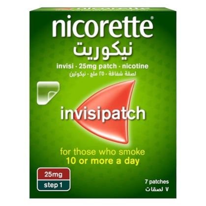 Nicorette Nicotine 25mg Invisi Patches 7s
