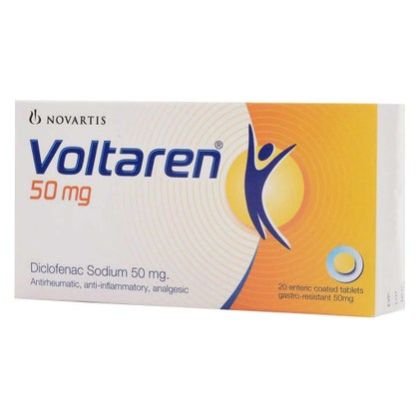 Voltaren 50mg Tablets For Pain Relief 20s