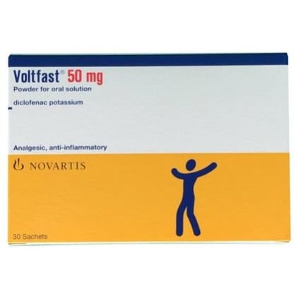 Voltfast 50mg Sachets For Pain Relief 30s