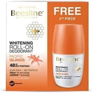 Beesline Whitening Deodorant Roll-On Pacific Islands 50ml 1+1