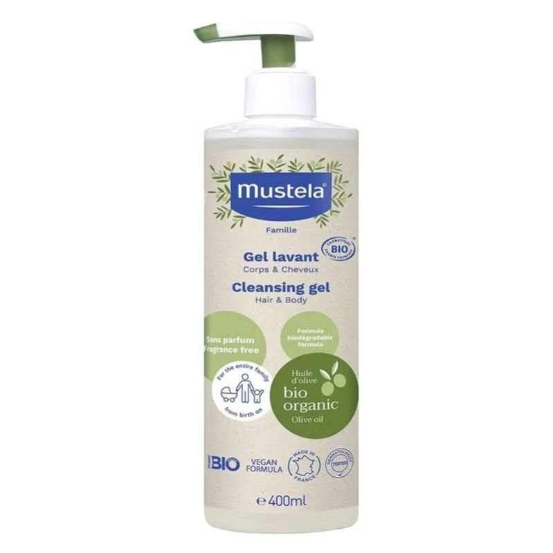 Gamarde Baby Detergente Delicato 400ml Con Olio Di Argan | Schiuma Lavante Per Corpo E Capelli Dei Bambini | Flacone Con Pompa