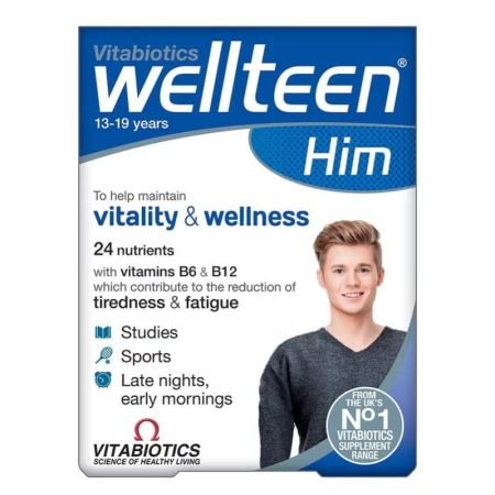 Vitabiotics Wellteen Him Multivitamin Supplement 30s