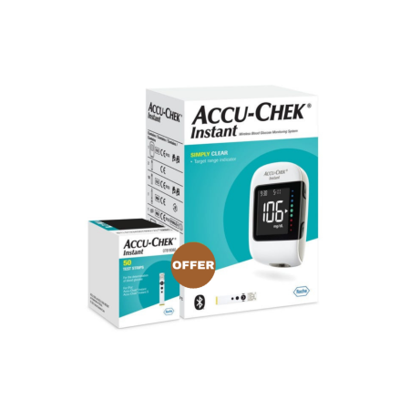 Accu-Chek Instant Kit Bgm + Strips + Lancets
