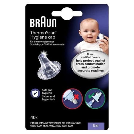 Braun Thermoscan Hygiene Caps Ear Thermometer Covers 40s