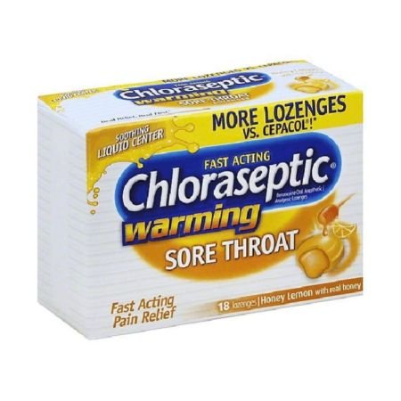 Chloraseptic Warming Honey+Lemon 18s