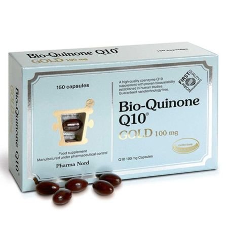 Bio Quinone Active Coq10 Gold 100mg Softgels For Energy Production & Heart Health, Pack Of 60’s