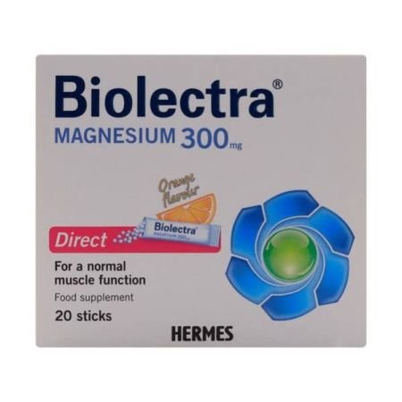 Biolectra Magnesium 300mg Direct Orange Sticks 20s