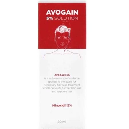 Avogain 5% Solution, Hair Loss Treatment Spray 50ml
