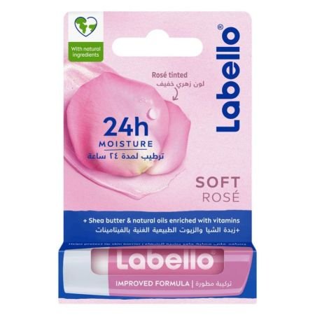 Labello Soft Rose Lip Balm 4.8g