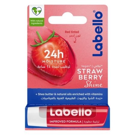 Labello Strawberry Shine Lip Balm 4.8g