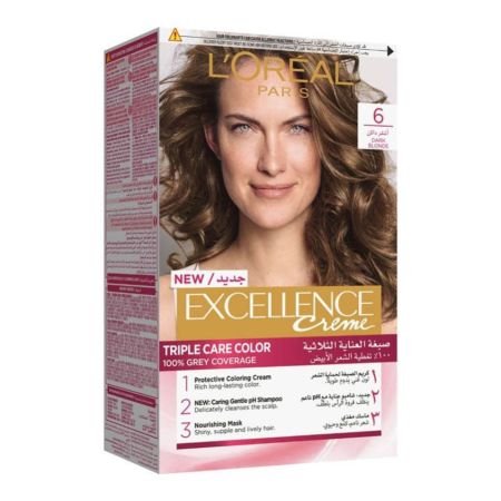 L’oréal Paris Excellence Crème Permanent Hair Color 6 Dark Blonde