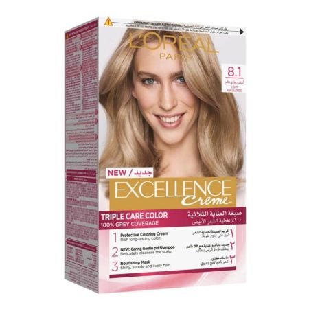 L’oréal Paris Excellence Crème Permanent Hair Color 8.1 Light Ash Blonde