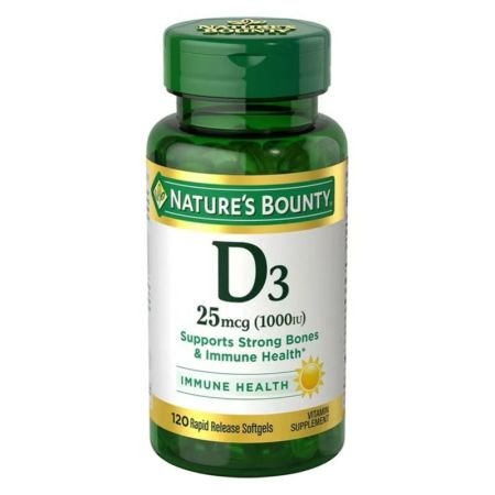 Natures Bounty Vitamin D3 1000iu Softgels 120s