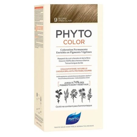 Phyto Color 9 Very Light Blonde Permanent Hair Color Kit