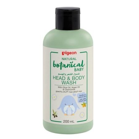 Pigeon Natural Botanical Baby Head & Body Wash 200ml