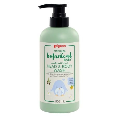 Pigeon Natural Botanical Baby Head & Body Wash 500ml