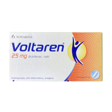 Voltaren 25mg Suppositories 10s