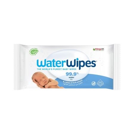Waterwipes Baby Wipes Sensitive Newborn 99.9% Water Wipes 60s