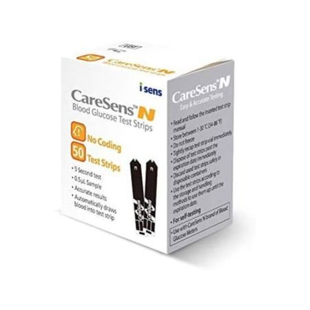 Caresens N Strips 50 Strips Per Box