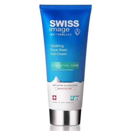 Swiss Image Essential Care Soothing Face Wash Gel-Cream For Normal To Dry Skin 200ml