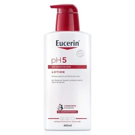 Eucerin Ph5 Skin Protection Moisturizing Body Lotion For Allergy-Prone, Dry & Sensitive Skin 400ml