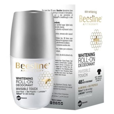 Beesline Whitening Deodorant Roll-On Invisible Touch 50ml 1+1