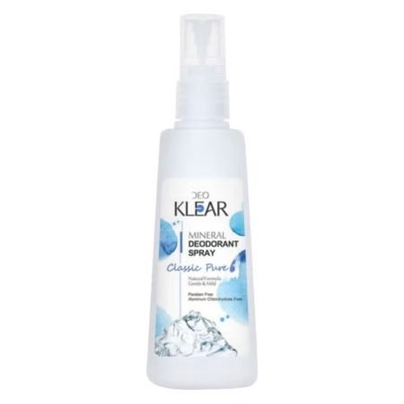 Deo Klear Classic Pure Mineral Deodorant Spray 100ml
