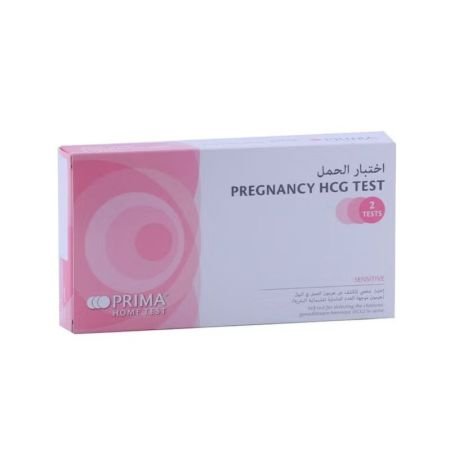 Prima Home Test Pregnancy HCG Test 2s