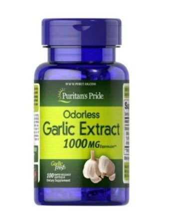 Puritans Pride Odorless Garlic Extract 1000mg Softgels 100s