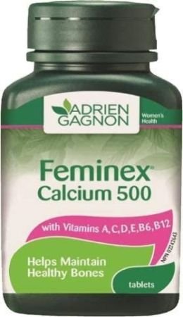 Adrien Gagnon Feminex Calcium 500mg 30s