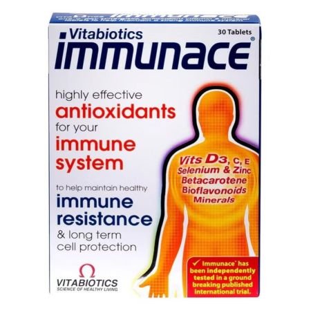 Vitabiotics Immunace With Antioxidants 30s