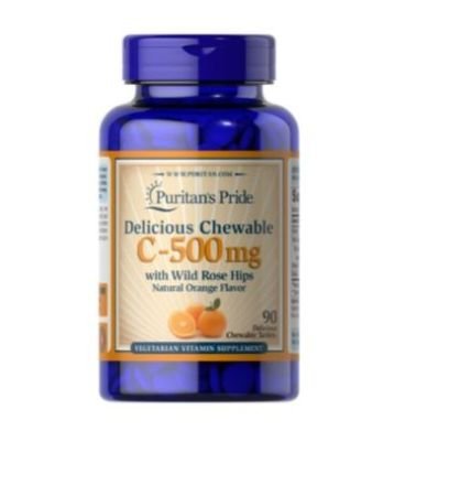 Puritans Pride C 500 Chewable With Rose Hips 90s