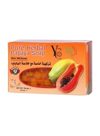 4-In-1 Pure Herbal Papaya Soap 100grams