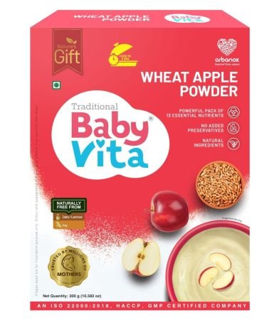 Babyvita Wheat Apple Powder Mix 300g