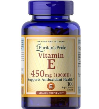 Puritans Pride Vitamin E 450mg 1000iu 100s