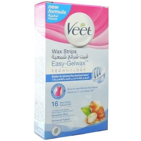 Veet Bikini & Under Arm Sensitive Skin Wax Strips 16s