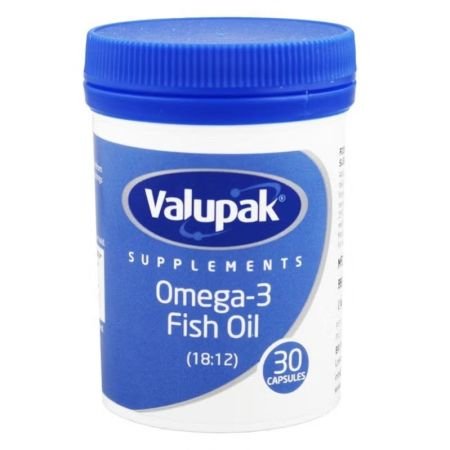 Valupak Omega 3 1000mg Fish Oil Supplement 30s