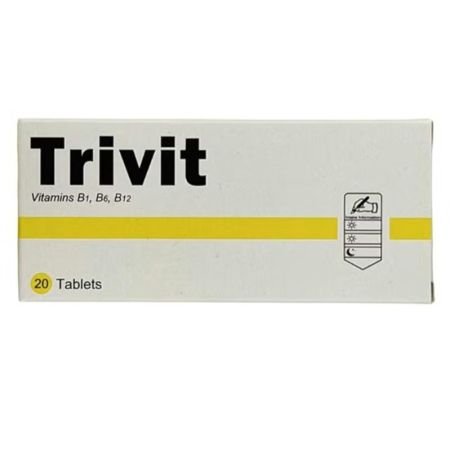 Trivit Vitamin B1, B6, B12 Supplement Tablets, Pack Of 20s