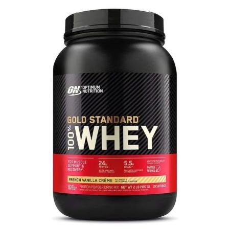 Optimum Nutrition Gold Standard 100% Whey French Vanilla Cream Protein Powder 2lb