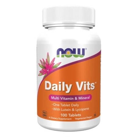 Now Daily Vits Multivitamins & Minerals Supplement For Overall Wellness 100s
