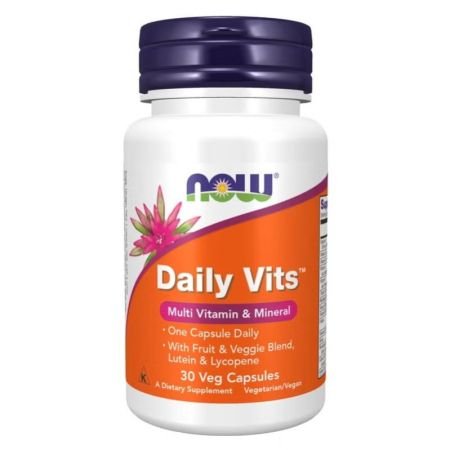 Now Daily Vits Multivitamins & Minerals Supplement For Overall Wellness 30s
