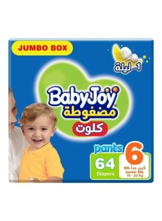 Babyjoy Compressed Pants Size 6 For 16–23kg 64s