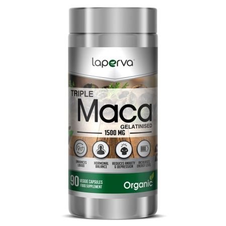 Laperva Triple Organic Maca 1500 Mg 90s Veggie Capsules