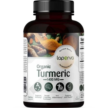 Laperva Organic Turmeric 1400mg 60s Tablets
