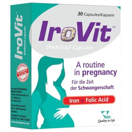 Vitane Irovit Spansule Capsules 30s