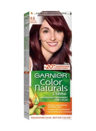 Garnier Colour Naturals Cream Nourishing Permanent Hair Colour 4.6 Burgundy